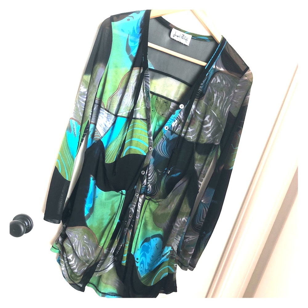 Fabulous Sheer Joseph Ribkoff Tunic